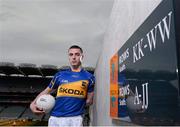 5 December 2013; ŠKODA Ireland today announced the extension of its sponsorship of Tipperary GAA by another year, bringing its investment over the four year partnership to €800,000. To mark the deal, the new 2014 Tipperary GAA strip was unveiled at Croke Park today. The strip features a special 1884 motif to commemorate 130 years of Tipperary GAA. Pictured at Croke Park announcing the extension of the ŠKODA sponsorship is Tipperary senior footballer Alan Campbell. Picture credit: Stephen McCarthy / SPORTSFILE