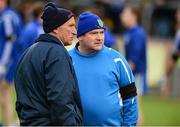 1 December 2013; Martin McKinless, Ballinderry Shamrocks manager, right, along with Selector Dessie Ryan. AIB Ulster Senior Club Football Championship Final, Glenswilly, Donegal v Ballinderry Shamrocks, Derry, Healy Park, Omagh, Co. Tyrone. Picture credit: Oliver McVeigh / SPORTSFILE