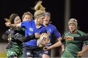 7 December 2013; Janice Daly, Leinster, is tackled by Ruth Goodwin, Connacht. Women's Interprovincial, Leinster v Connacht, Ashbourne RFC, Ashbourne, Co. Meath. Picture credit: Matt Browne / SPORTSFILE