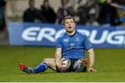 7 December 2013; Leinster's Brian O'Driscoll after scoring his side's fifth try. Heineken Cup 2013/14, Pool 1, Round 3, Northampton Saints v Leinster. Franklins Gardens, Northampton, England. Picture credit: Stephen McCarthy / SPORTSFILE