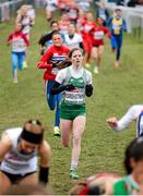 8 December 2013; Ireland's Siofra Cleirigh-Buttner comes home in 37th place in the Women's Junior Race during the Spar European Cross Country Championships 2013. Friendship Park, Belgrade, Serbia. Picture credit: Brendan Moran / SPORTSFILE