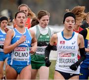 8 December 2013; Ireland's Siofra Cleirigh-Buttner on her way to finishing in 37th place in the Women's Junior Race during the Spar European Cross Country Championships 2013. Friendship Park, Belgrade, Serbia. Picture credit: Brendan Moran / SPORTSFILE