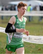 8 December 2013; Ireland's Ruairi Finnegan on his way to finishing in 40th place in the Men's Junior Race during the Spar European Cross Country Championships 2013. Friendship Park, Belgrade, Serbia. Picture credit: Brendan Moran / SPORTSFILE