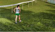8 December 2013; Ireland's Fionnuala Britton leaves the course finish area after finishing 4th in the Women's Senior Race during the Spar European Cross Country Championships 2013. Friendship Park, Belgrade, Serbia. Picture credit: Brendan Moran / SPORTSFILE