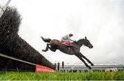 8 December 2013; Arvika Ligeonniere, with Ruby Walsh up, on their way to winning the John Durkan Memorial Punchestown Steeplechase. Punchestown Racecourse, Punchestown, Co. Kildare. Picture credit: Ramsey Cardy / SPORTSFILE