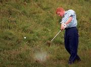 17 June 1998; Brian Omelia plays out of the rough on the 3rd hole during the final of the Irish Amateur Close Golf Championship, sponsored by Bank of Ireland, at The Island Golf Club in Donabate, Dublin. Photo by Matt Browne/Sportsfile