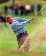 6 July 1996; Colin Montgomerie of Scotland plays from a bunker during the third round of the Murphy's Irish Open Golf Championship at Druid's Glen in Wicklow. Photo by Ray McManus/Sportsfile