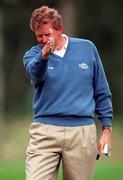 22 August 1997; Colin Montgomerie of Scotland reacts after narrowly missing out on an eagle at 14 during the second round of the Smurfit European Open at The K Club in Straffan, Kildare. Photo by Matt Browne/Sportsfile