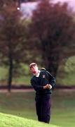 16 October 1998; Damien McGrane pitches onto the 7th green during the second round of the Irish PGA Golf Championship at Powerscourt Golf Club in Enniskerry, Wicklow. Photo by Matt Browne/Sportsfile