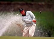 4 July 1997; Darren Clarke of Northern Ireland plays from a bunker onto the 17th green during the second round of the Murphy's Irish Open Golf Championship at Druid's Golf Club in Wicklow. Photo by Brendan Moran/Sportsfile