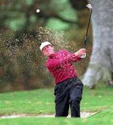 16 October 1998; Des Smyth plays out of a bunker during the second round of the Irish PGA Golf Championship at Powerscourt Golf Club in Enniskerry, Wicklow. Photo by Matt Browne/Sportsfile