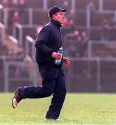 14 February 1999; Monaghan manager Eamonn McEneaney during the Church and General National Football League Division 1 match between Derry and Monaghan at Celtic Park in Derry. Photo by Ray Lohan/Sportsfile