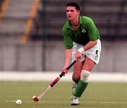 8 August 1998; Francis De Rossa of Ireland during the Men's Hockey International between Ireland and Belgium at Belfield in Dublin. Photo by Brendan Moran/Sportsfile