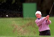 27 June 1997; Jane Leary of Australia chips from a bunker towards the 6th green during the second round of the Guardian Ladies Irish Open at Luttrellstown Castle Golf Club in Dublin. Photo by David Maher/Sportsfile