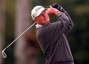 18 October 1998; Leonard Owens watches his tee shot on the 3rd hole during the final round of the Irish PGA Golf Championship at Powerscourt Golf Club in Enniskerry, Wicklow. Photo by Matt Browne/Sportsfile