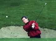 16 October 1998; Michael Bannon plays a shot out of a bunker onto the 10th green during the second round of the Irish PGA Golf Championship at Powerscourt Golf Club in Enniskerry, Wicklow. Photo by Matt Browne/Sportsfile