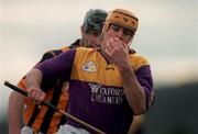 7 February 1999; Michael Jordan of Wexord during the Walsh Cup Semi-Final match between Kilkenny and Wexford in Mullinavat in Kilkenny. Photo by Ray McManus/Sportsfile
