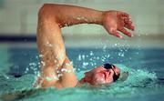 9 March 1998; Irish swimmer Nick O'Hare during a training session at Blanchardstown in Dublin. Photo by Matt Browne/Sportsfile