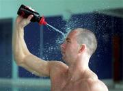 9 March 1998; Irish swimmer Nick O'Hare cools down during a training session at Blanchardstown in Dublin. Photo by Matt Browne/Sportsfile