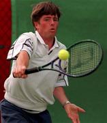 5 June 1998; Owen Casey in action during his Men's Singles Quarter-Final match again Michael Hill during the ITF Futures Event at Riverview Tennis Club in Clonskeagh, Dublin. Photo by Matt Browne/Sportsfile