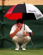 4 July 1996; Padraig Harrington of Ireland during the first round of the Murphy's Irish Open Golf Championship at Druid's Glen in Wicklow. Photo by Ray McManus/Sportsfile