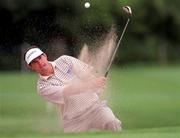 22 August 1997; Padraig Harrington of Ireland plays from a bunker towards the third green during the third round of the Smurfit European Open at The K Club in Straffan, Kildare. Photo by Matt Browne/Sportsfile