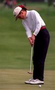 29 June 1997; Patricia Meunier Lebouc of France putts on the 3rd green during the final round of the Guardian Ladies Irish Open at Luttrellstown Castle Golf Course in Dublin. Photo by Brendan Moran/Sportsfile