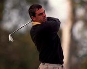 18 October 1998; Paul McGinley watches his tee shot on the 3rd hole during the final round of the Irish PGA Golf Championship at Powerscourt Golf Club in Enniskerry, Wicklow. Photo by Ray Lohan/Sportsfile