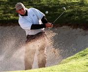 16 October 1998; Paul Russell plays out of a bunker onto the 8th green during the second round of the Irish PGA Golf Championship at Powerscourt Golf Club in Enniskerry, Wicklow. Photo by Matt Browne/Sportsfile