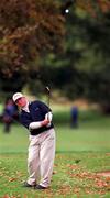 18 October 1998; Philip Farrell plays a shot towards the 2nd green during the final round of the Irish PGA Golf Championship at Powerscourt Golf Club in Enniskerry, Wicklow. Photo by Matt Browne/Sportsfile