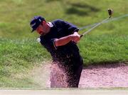 3 July 1997; Sam Torrance of Scotland chips from a bunker on the 4th during the first round of the Murphy's Irish Open Golf Championship at Druid's Glen Golf Course in Wicklow. Photo by Patrick Donald/Sportsfile