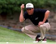 2 July 1998; Stephen Ames of Canada lines up a putt on the 5th green during the first round of the Murphy's Irish Open Golf Championship at Druid's Glen Golf Club in Wicklow. Photo by Matt Browne/Sportsfile