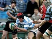 3 March 2005; Luke Fitzgerald, Blackrock College, goes over for the opening try of the game against St Gerard's School. Leinster Schools Senior Cup Semi-Final, St Gerard's School, Bray v Blackrock College, Lansdowne Road, Dublin. Picture credit; Matt Browne / SPORTSFILE