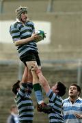 3 March 2005; Michael Rosenstock, St Gerard's School, Bray, takes the ball in the lineout against Blackrock College. Leinster Schools Senior Cup Semi-Final, St Gerard's School, Bray v Blackrock College, Lansdowne Road, Dublin. Picture credit; Matt Browne / SPORTSFILE