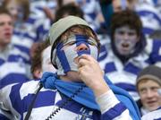 3 March 2005; A Blackrock College, supporters pictured during the game against St Gerard's School. Leinster Schools Senior Cup Semi-Final, St Gerard's School, Bray v Blackrock College, Lansdowne Road, Dublin. Picture credit; David Livingston / SPORTSFILE