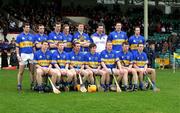 27 February 2005; The Tipperary team. Allianz National Hurling League, Division 1B, Limerick v Tipperary, Gaelic Grounds, Limerick. Picture credit; Kieran Clancy / SPORTSFILE