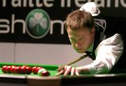 7 March 2005; Robin Hull, Finland, in action during round 1 of the Failte Ireland Irish Masters, Stephen Hendry.v.Robin Hull, Citywest Hotel, Saggart, Co. Dublin. Picture credit; Matt Browne / SPORTSFILE