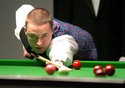 7 March 2005; Stephen Hendry, Scotland, in action during round 1 of the Failte Ireland Irish Masters, Stephen Hendry.v.Robin Hull, Citywest Hotel, Saggart, Co. Dublin. Picture credit; Matt Browne / SPORTSFILE