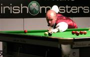 7 March 2005; Defending champion Peter Ebdon, England, in action during round 1 of the Failte Ireland Irish Masters, Dave Harold.v.Peter Ebdon, Citywest Hotel, Saggart, Co. Dublin. Picture credit; Matt Browne / SPORTSFILE