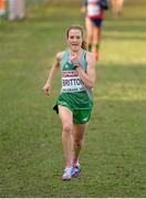 8 December 2013; Ireland's Fionnuala Britton comes home to finish 4th in the Women's Senior Race during the Spar European Cross Country Championships 2013. Friendship Park, Belgrade, Serbia. Picture credit: Brendan Moran / SPORTSFILE