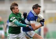 8 December 2013; Eamon Fennell, St.Vincents, in action against Kieran Lillis, Portlaoise. AIB Leinster Senior Club Football Championship Final, Portlaoise, Laois v St Vincent's, Dublin. O'Connor Park, Tullamore, Co. Offaly. Picture credit: David Maher / SPORTSFILE
