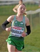 8 December 2013; Ireland's Ciara Durkin on her way to finishing in 36th place in the Women's Senior Race during the Spar European Cross Country Championships 2013. Friendship Park, Belgrade, Serbia. Picture credit: Brendan Moran / SPORTSFILE