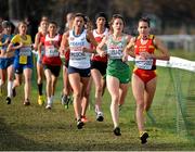 8 December 2013; Ireland's Sara Treacy on her way to finishing in 31st place in the Women's Senior Race during the Spar European Cross Country Championships 2013. Friendship Park, Belgrade, Serbia. Picture credit: Brendan Moran / SPORTSFILE