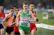 8 December 2013; Ireland's Michael Mulhare on his way to finishing in 15th place in the Men's Senior Race during the Spar European Cross Country Championships 2013. Friendship Park, Belgrade, Serbia. Picture credit: Brendan Moran / SPORTSFILE