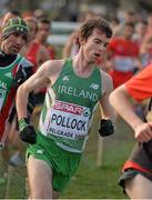 8 December 2013; Ireland's Paul Pollock on his way to finishing in 26th place in the Men's Senior Race during the Spar European Cross Country Championships 2013. Friendship Park, Belgrade, Serbia. Picture credit: Brendan Moran / SPORTSFILE
