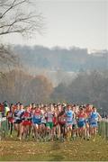 8 December 2013; Athletes in action during the Men's Junior Race during the Spar European Cross Country Championships 2013. Friendship Park, Belgrade, Serbia. Picture credit: Brendan Moran / SPORTSFILE