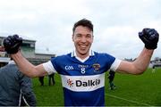 8 December 2013; Eamon Fennell, St.Vincent's, celebrates at the end of the game. AIB Leinster Senior Club Football Championship Final, Portlaoise, Laois v St Vincent's, Dublin, O'Connor Park, Tullamore, Co. Offaly. Picture credit: David Maher / SPORTSFILE