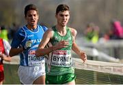 8 December 2013; Ireland's Jake Byrne on his way to finishing in 60th place in the Men's U23 Race during the Spar European Cross Country Championships 2013. Friendship Park, Belgrade, Serbia. Picture credit: Brendan Moran / SPORTSFILE