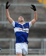 8 December 2013; Shane Carthy, St.Vincent's, celebrates at the end of the game. AIB Leinster Senior Club Football Championship Final, Portlaoise, Laois v St Vincent's, Dublin, O'Connor Park, Tullamore, Co. Offaly. Picture credit: David Maher / SPORTSFILE