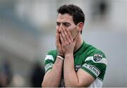 8 December 2013; A disappointed Paul Cotter, Portlaoise,  at the end of the game. AIB Leinster Senior Club Football Championship Final, Portlaoise, Laois v St Vincent's, Dublin, O'Connor Park, Tullamore, Co. Offaly. Picture credit: David Maher / SPORTSFILE